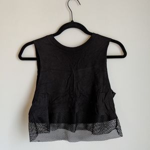 Netted Crop Top